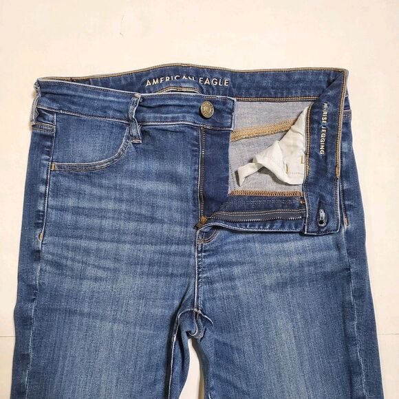 American Eagle Next Level Stretch Curvy Hi Rise Jegging Jeans Size 12 Womens - Picture 5 of 13